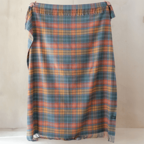 Image showing the Lambswool Blanket, 150 x 200 cm, Buchanan Antique product.