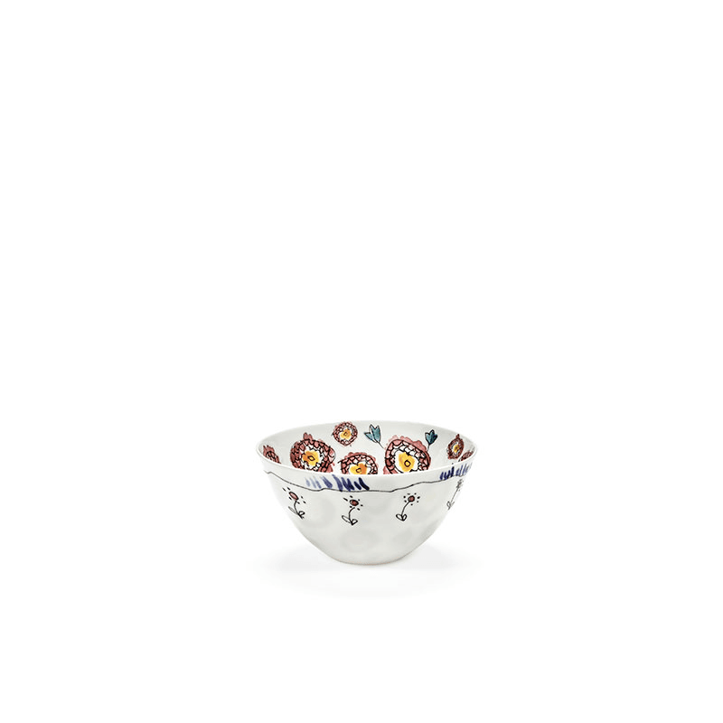 Midnight Flowers by Marni Set of 2 Bowls, Anemone Milk