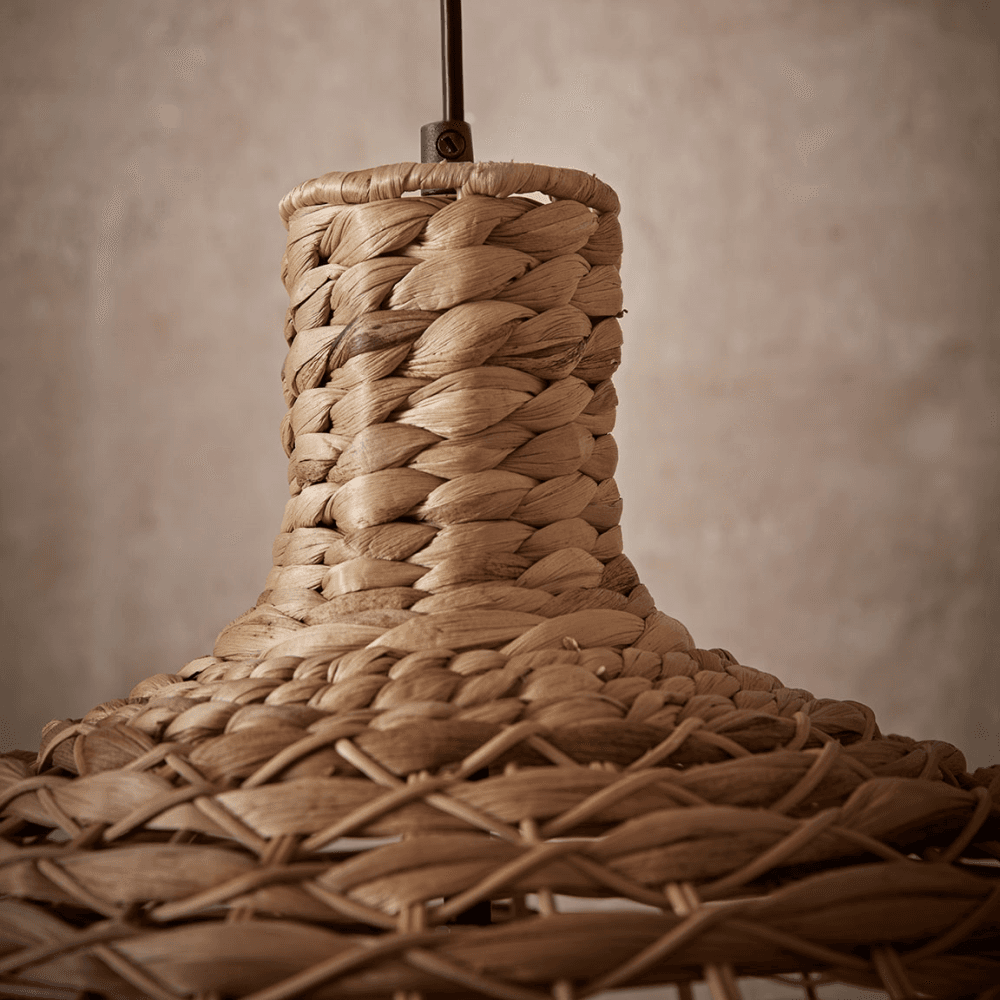 Seagrass Round Pendant, Natural