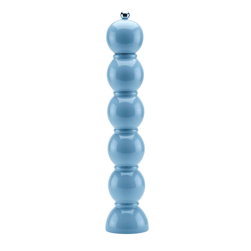 Image showing the Lacquered Bobbin Grande Salt or Pepper Mill, 35cm, Periwinkle product.