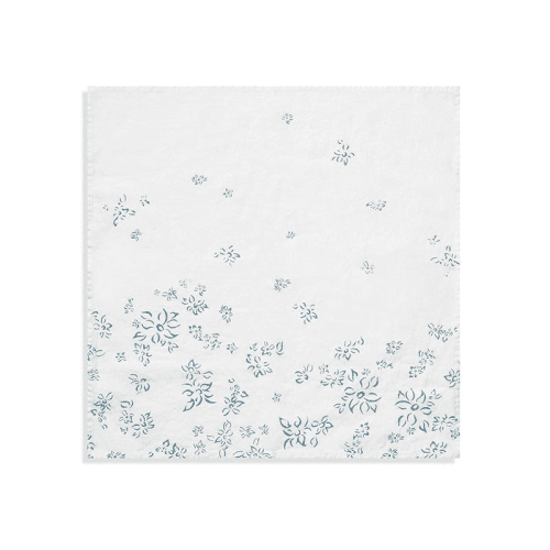 Image showing the Bernadette's Falling Flower Linen Napkin, Light Blue product.