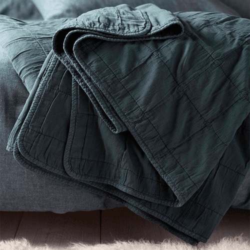 Image showing the Finn Cotton Quilted Throw product.