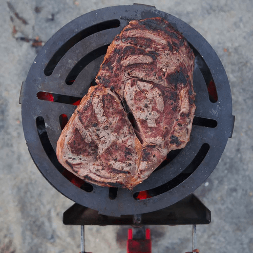Afterburner steak grill, Silver