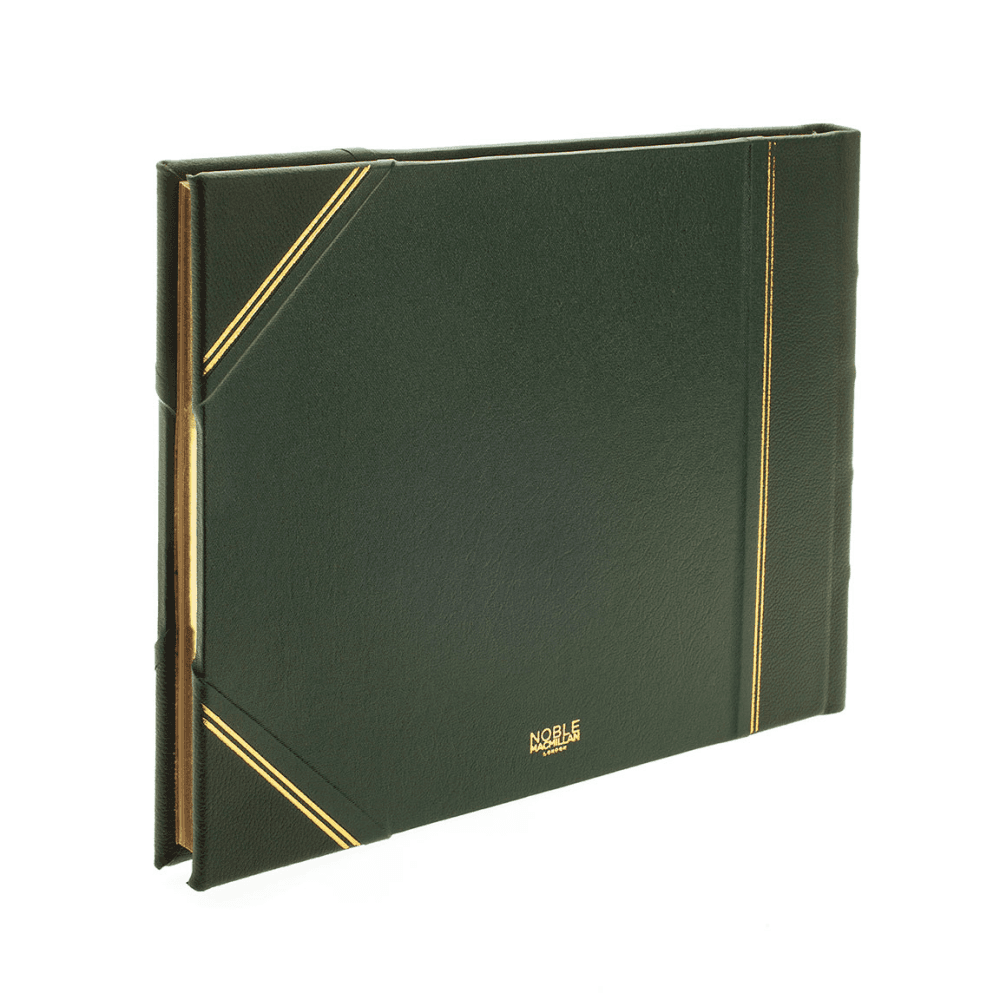 Original Landscape Lined Visitors Book, Original Green