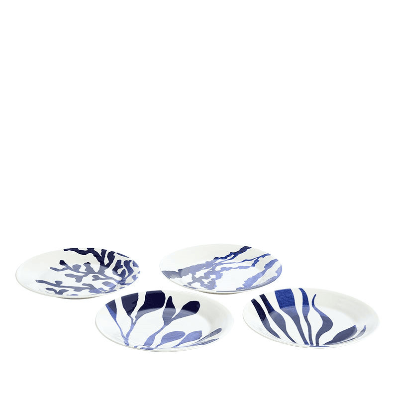 Pacific Set of 4 Side Plates, Blue