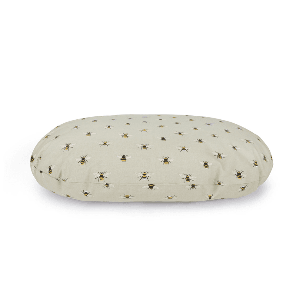 Bees Pet Mattress, Pale Green