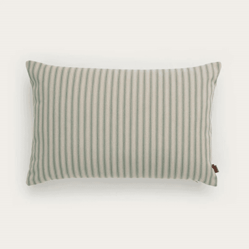 Image showing the Wide Stripe Outdoor Cushion, 55 x 55 cm, Green product.