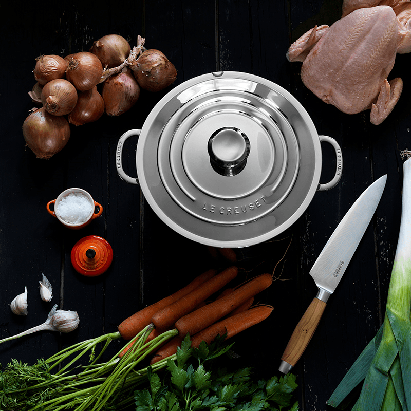 Signature Uncoated Stockpot with lid