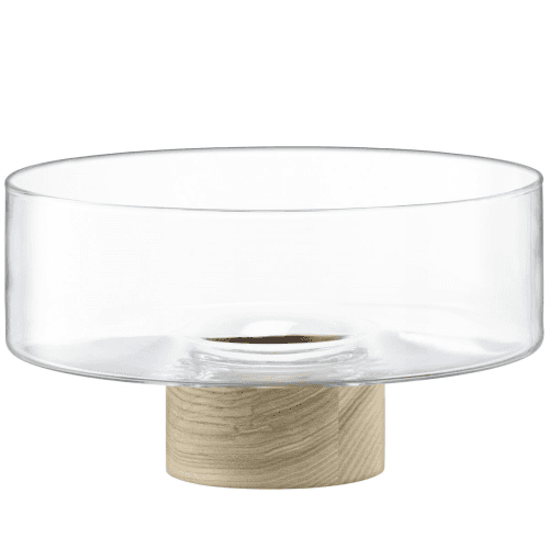 Image showing the Lotta Pedestal bowl, clear product.