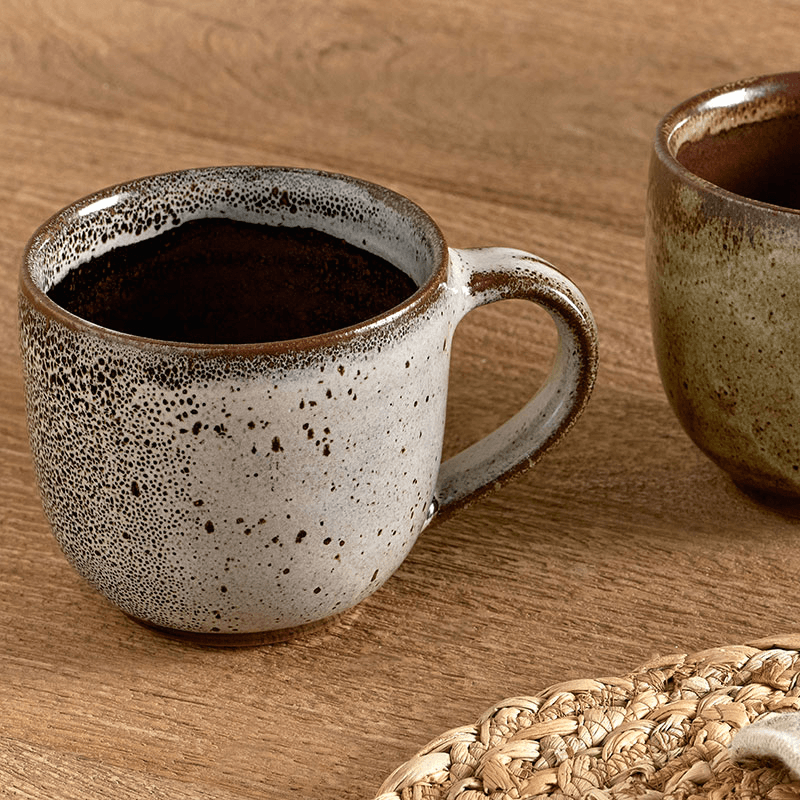 Cam Set of 2 Coffee Mugs, Mocha