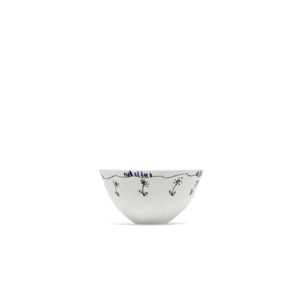 Midnight Flowers by Marni Set of 2 Bowls, Anemone Milk