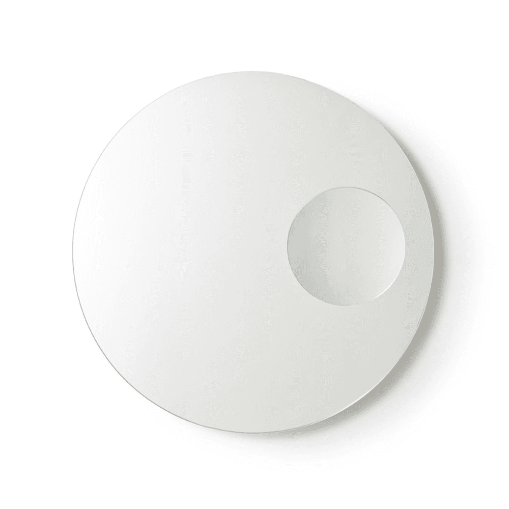 Neutrino 550 Wall Mirror, Matt White