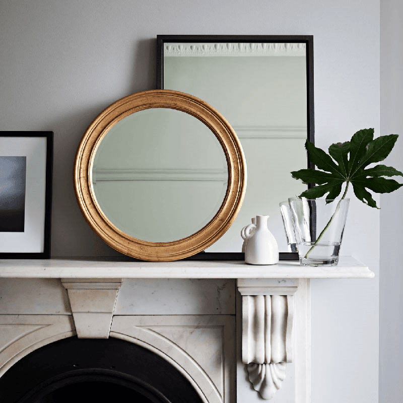 Fleming Round Mirror, Gold