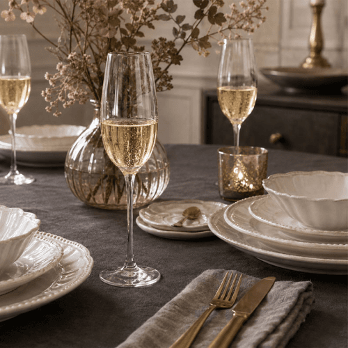Image showing the Isabel Flute, 290 ml, Clear product.