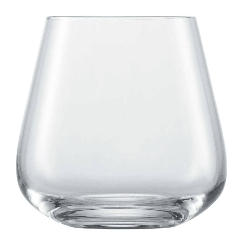 Vervino Set of 4 Crystal Water Tumblers, Clear