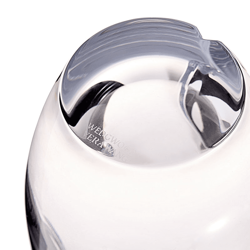 Luxe Graphite Vase, Clear