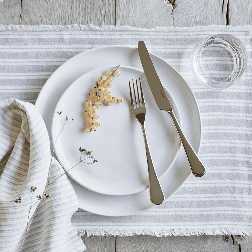 Portobello Dinner Plate, White