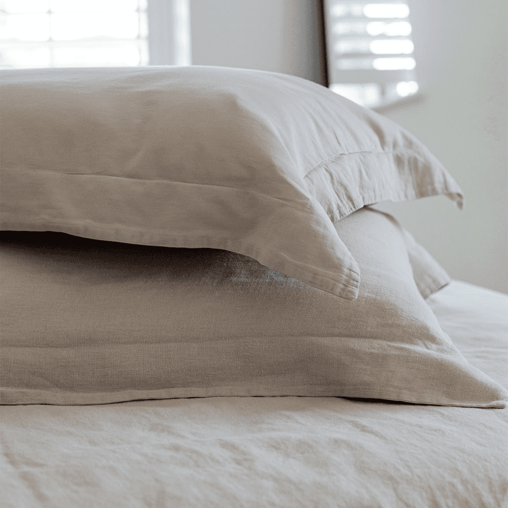 Hemp & Organic Cotton Pair of Oxford Pillowcases