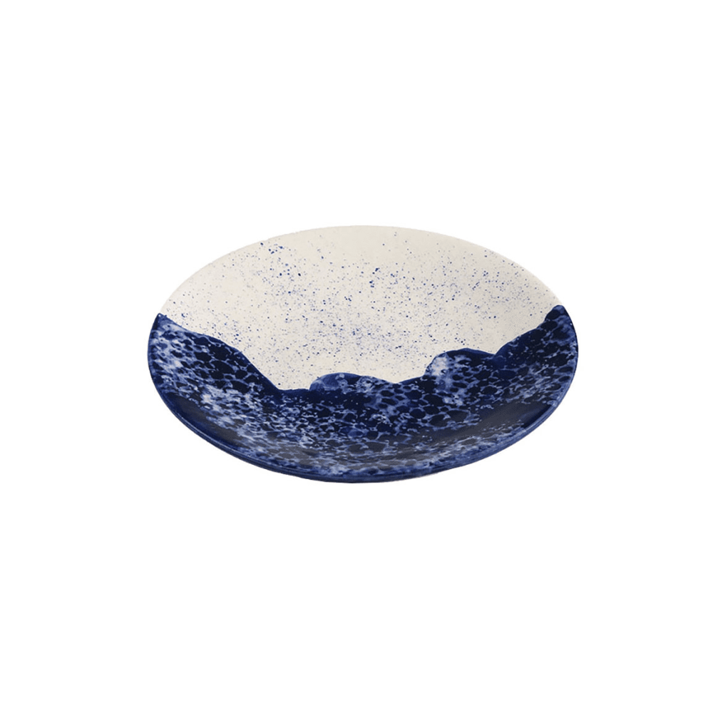 Wave Side Plate, Blue