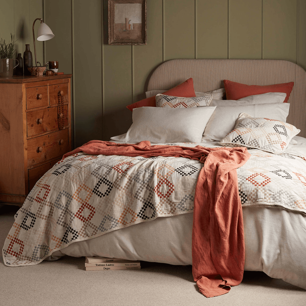 Jolene 100% Cotton Quilted Throw