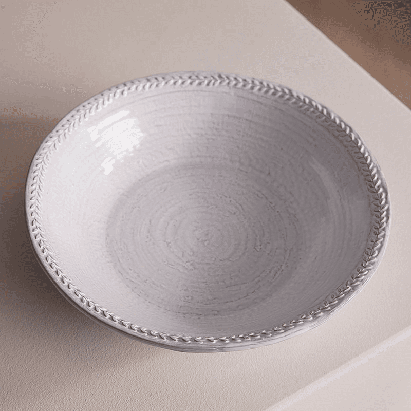 Hillcrest Serving Bowl, White
