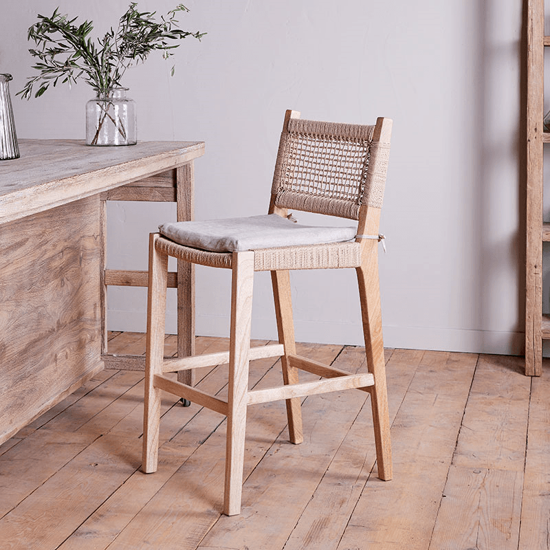 Aamani Counter Chair, Mango Wood