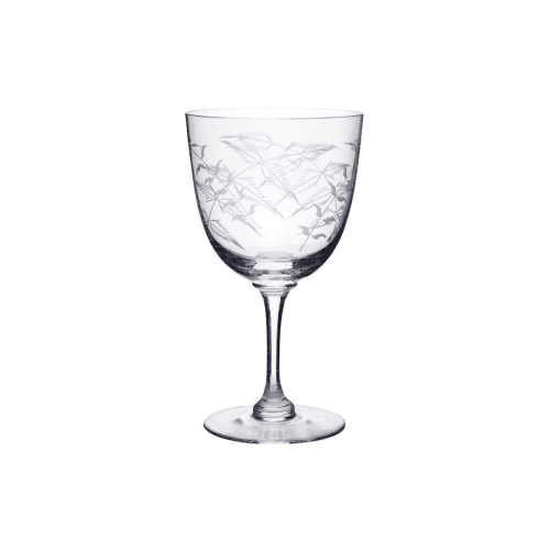 Image showing the Fern Set of 6 wine glasses, crystal product.