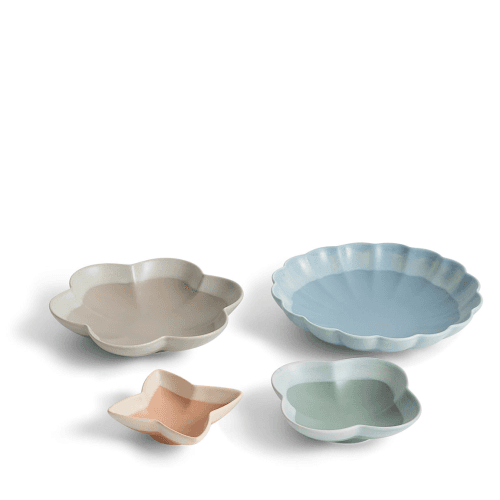 Image showing the Lambeth Set of 4 Nesting Shaped Dishes, Multi product.