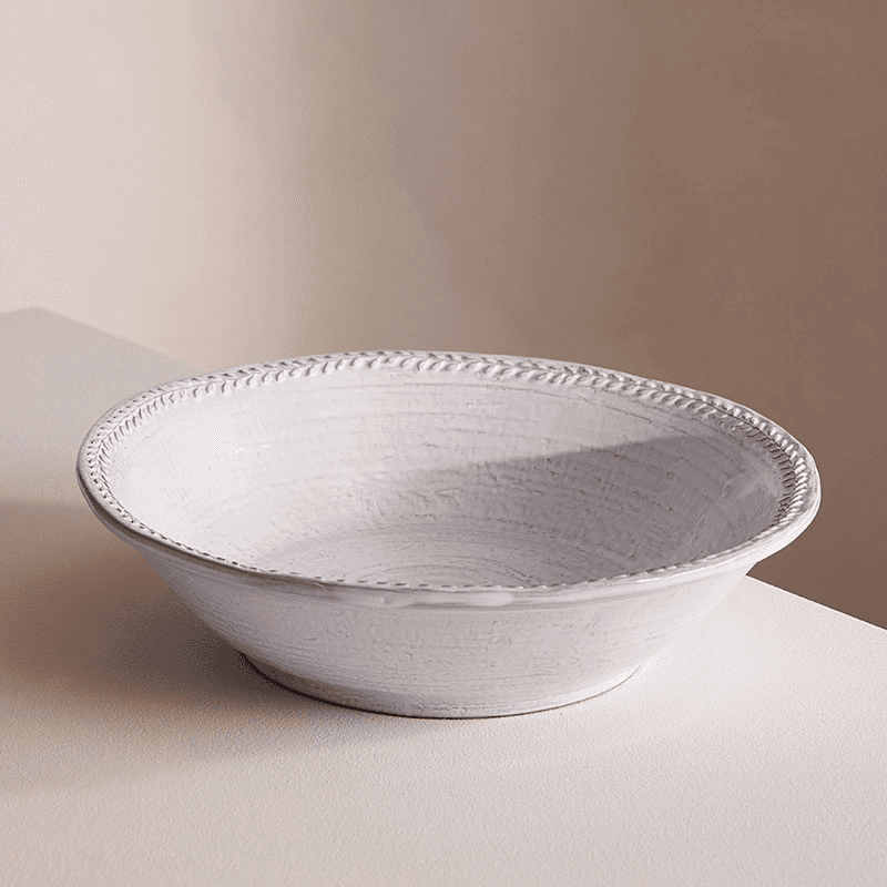 Hillcrest Serving Bowl, White