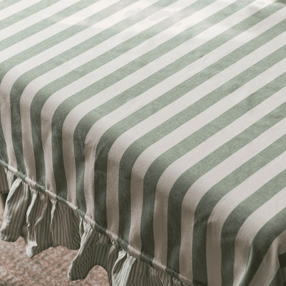 Harlton Wide Stripe Tablecloth