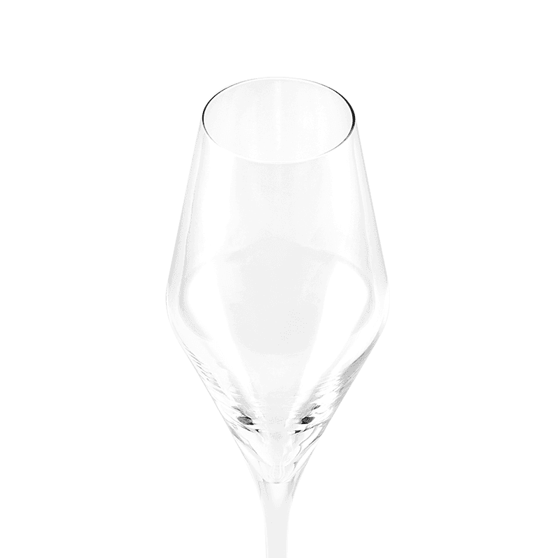 Set of 4 Champagne Flutes, Clear