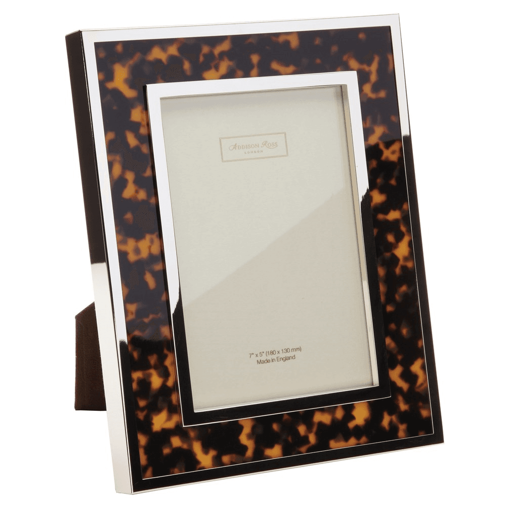 Faux Tortoise Shell Photo Frame