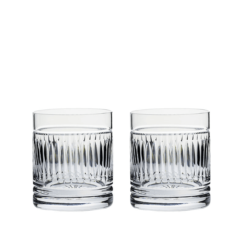 Art Deco Set of 2 Large Tumblers