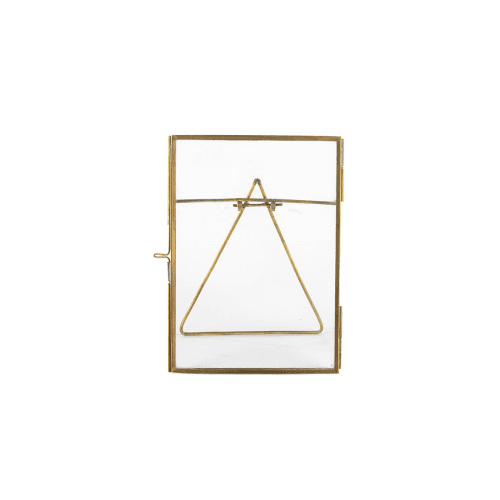 Image showing the Danta Photo Frame, 4 x 6", Antique Brass product.