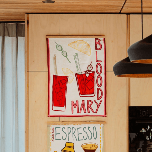 Image showing the Bloody Mary Tea Towel, 50 x 70cm, Multi product.
