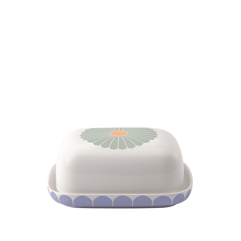Fleur Butter Dish, Multi