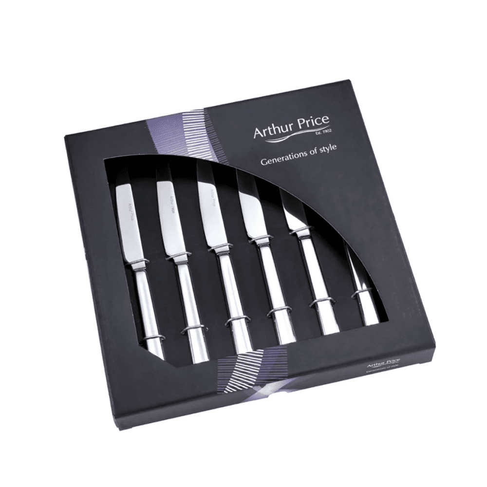 Horizon Set of 6 Steak Knives, Stainless Steel