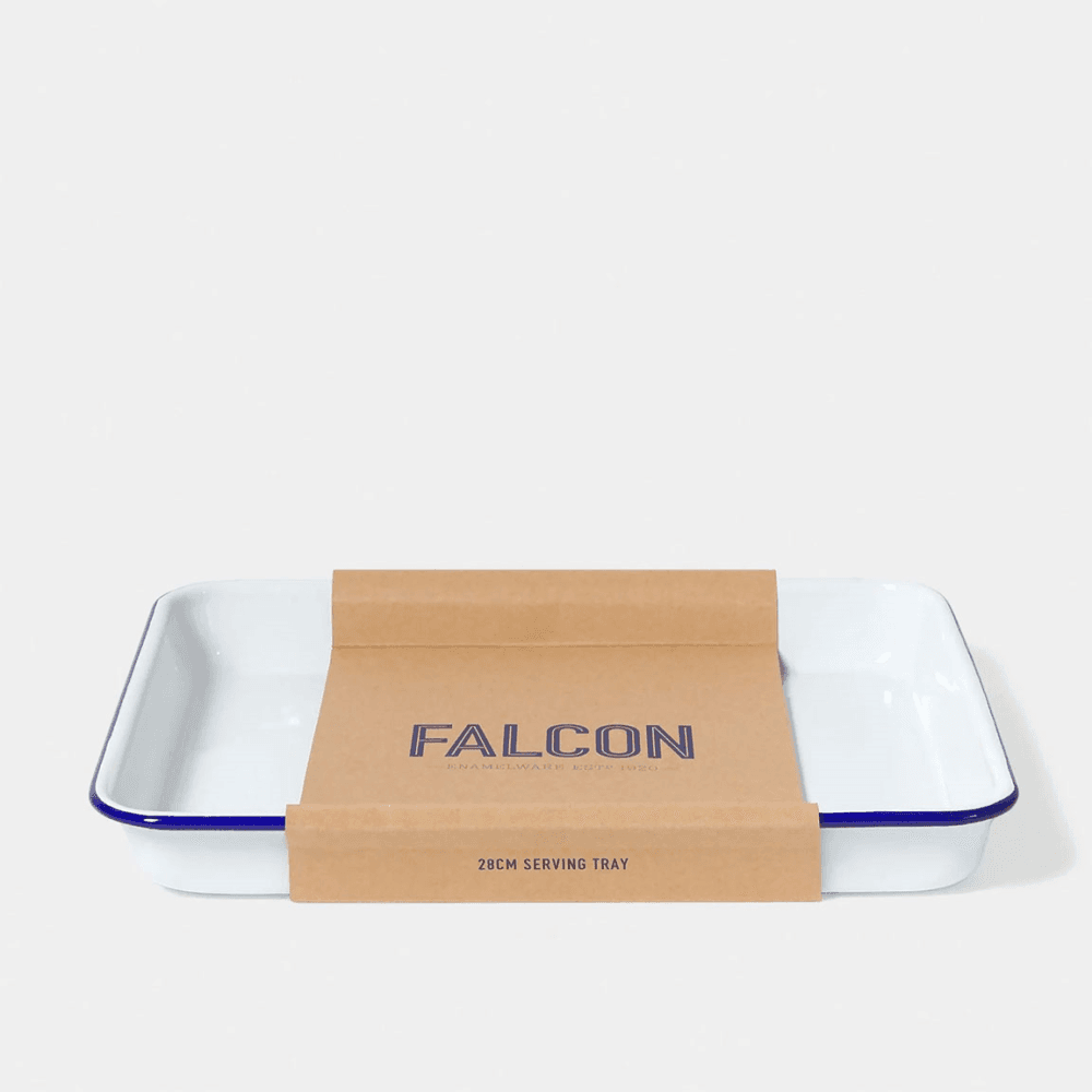 Enamel serving tray