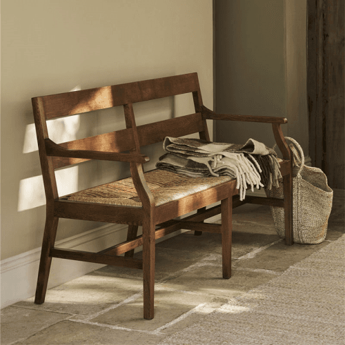 Image showing the Langford Bench, Dark Natural product.