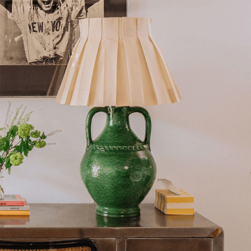 Image showing the Arnold Lamp Base, H58cm, Bottle Green product.