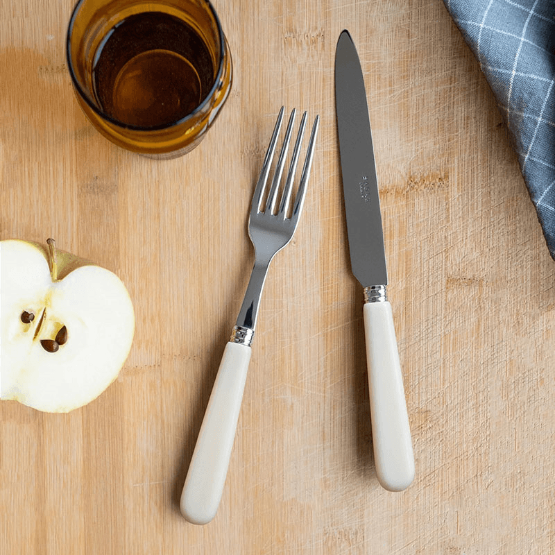 Pop Unis 4 Piece Cutlery Set, Ivory