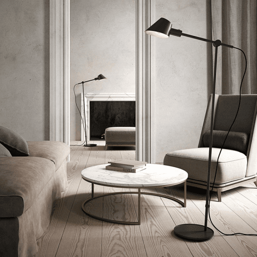 Image showing the Stay Floor Lamp, Black product.