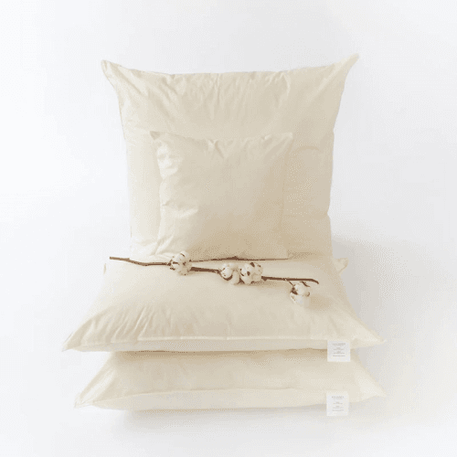 Image showing the Scottish Wool Medium Square Pillow, Natural product.