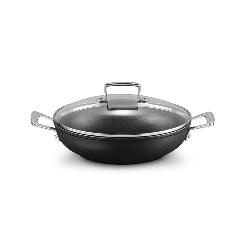 Toughened Non-Stick Shallow Casserole with Glass Lid