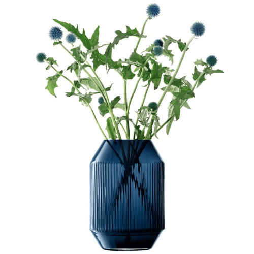 Image showing the Rotunda Vase/Lantern, Sapphire Blue product.