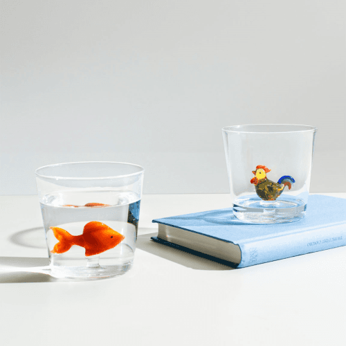 Image showing the Animal Farm Fish Tumbler, Red product.