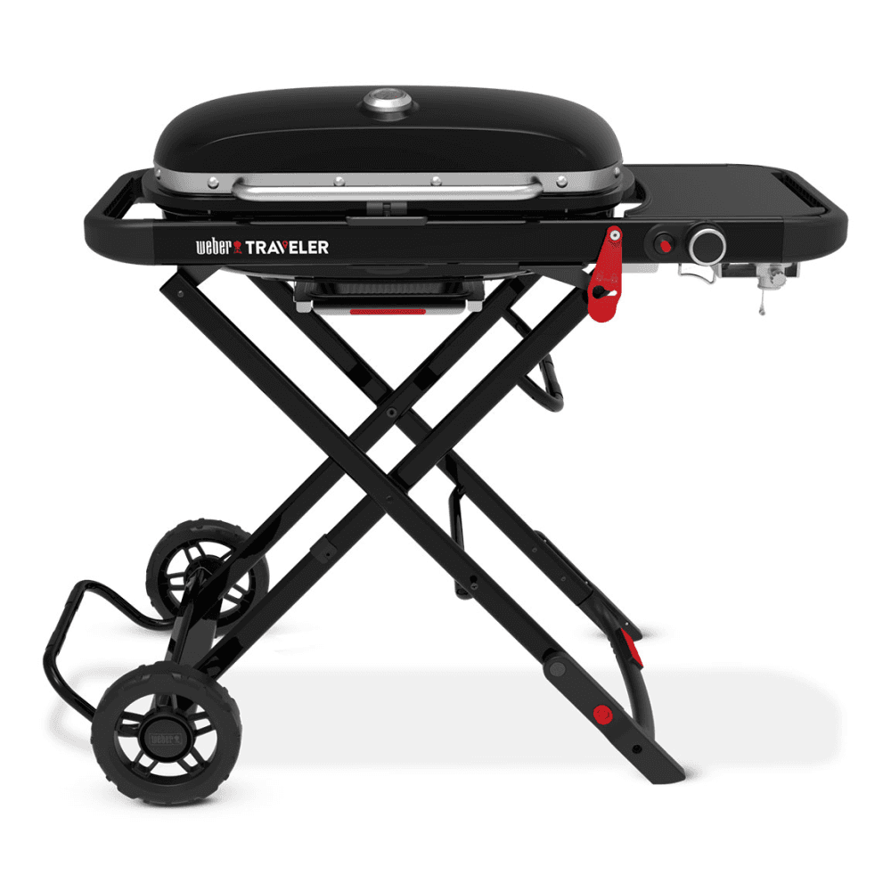 Traveler Portable Gas Barbecue, Black