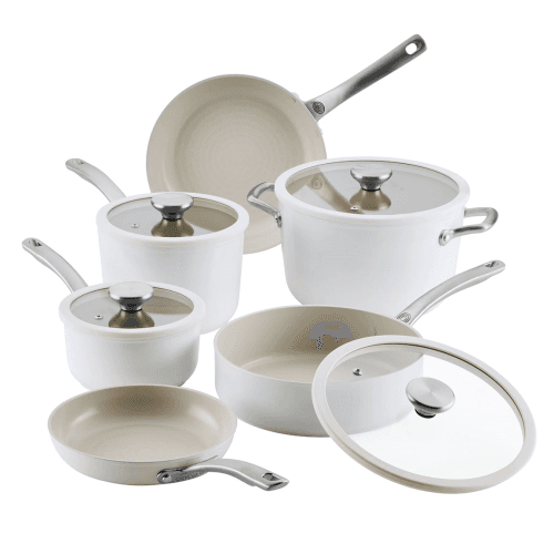 Image showing the Halo Laser Defence Cookware Set, White product.