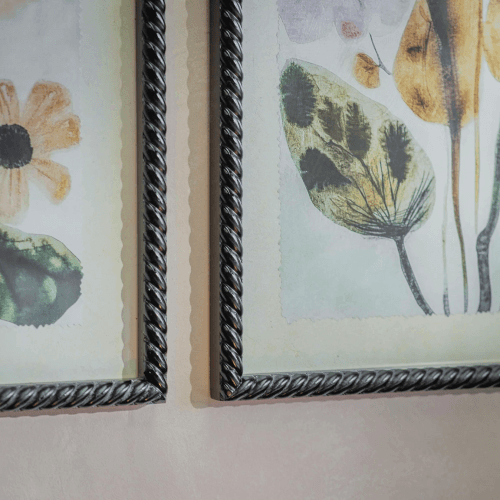 Image showing the Fairleigh Set of 2 Flower Framed Prints, Multi product.