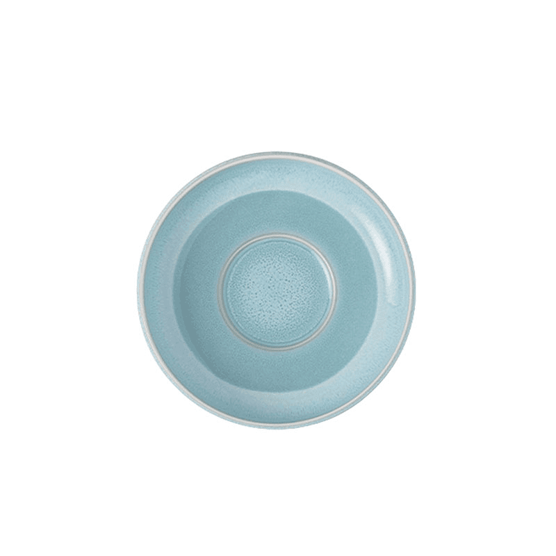 Perlemor Espresso Cup Saucer, Aqua